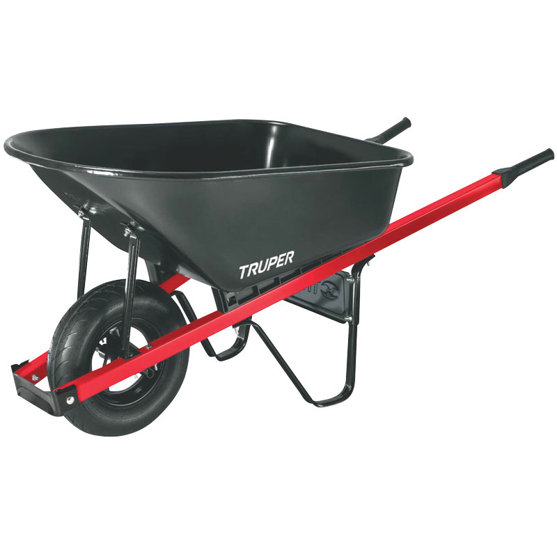 6 Cu. Ft. Truper Wheelbarrow with Steel Tray